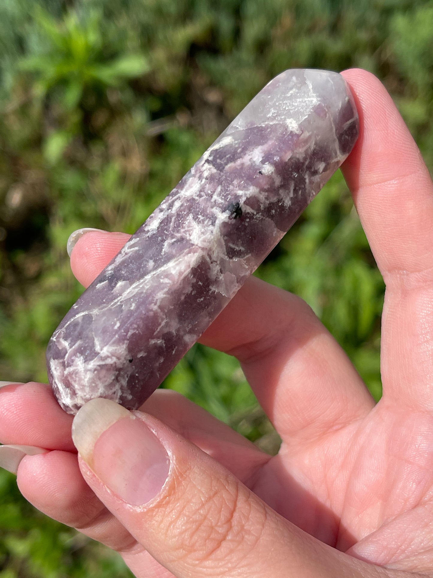 RARE Divine Euphoralite- Lepidolite, Quartz, Feldspar & Blue Tourmaline