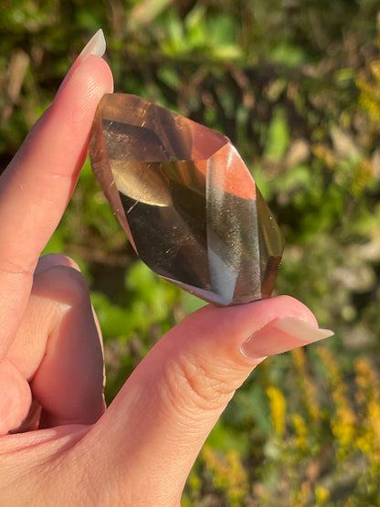 Brazil Smoky Citrine with rainbows for Manifestation, Abundance + Personal Power