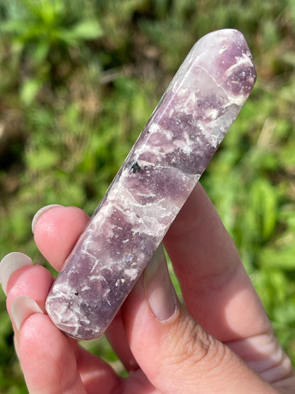 RARE Divine Euphoralite- Lepidolite, Quartz, Feldspar & Blue Tourmaline