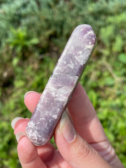 RARE Divine Euphoralite- Lepidolite, Quartz, Feldspar & Blue Tourmaline