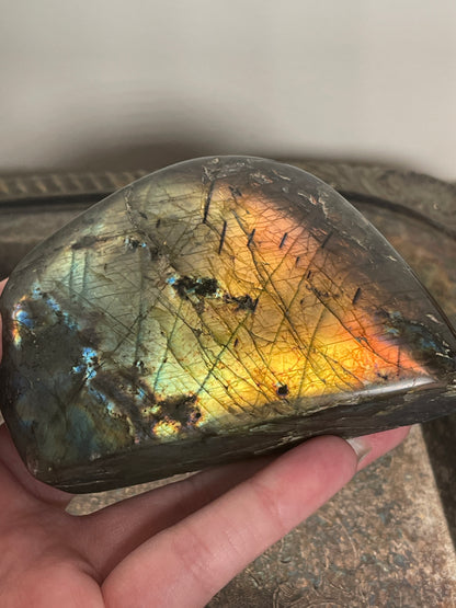 Rainbow Flash Labradorite Freeform