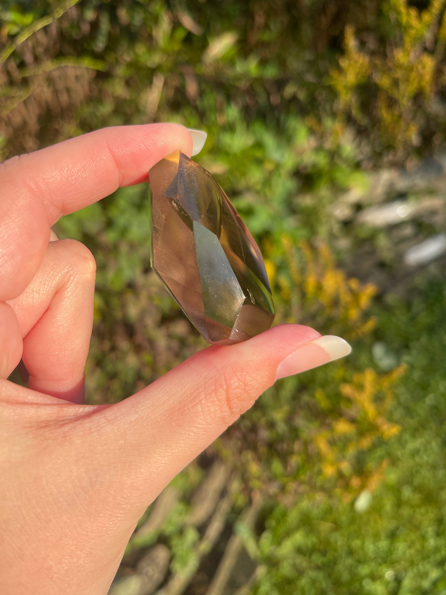 Brazil Smoky Citrine with rainbows for Manifestation, Abundance + Personal Power