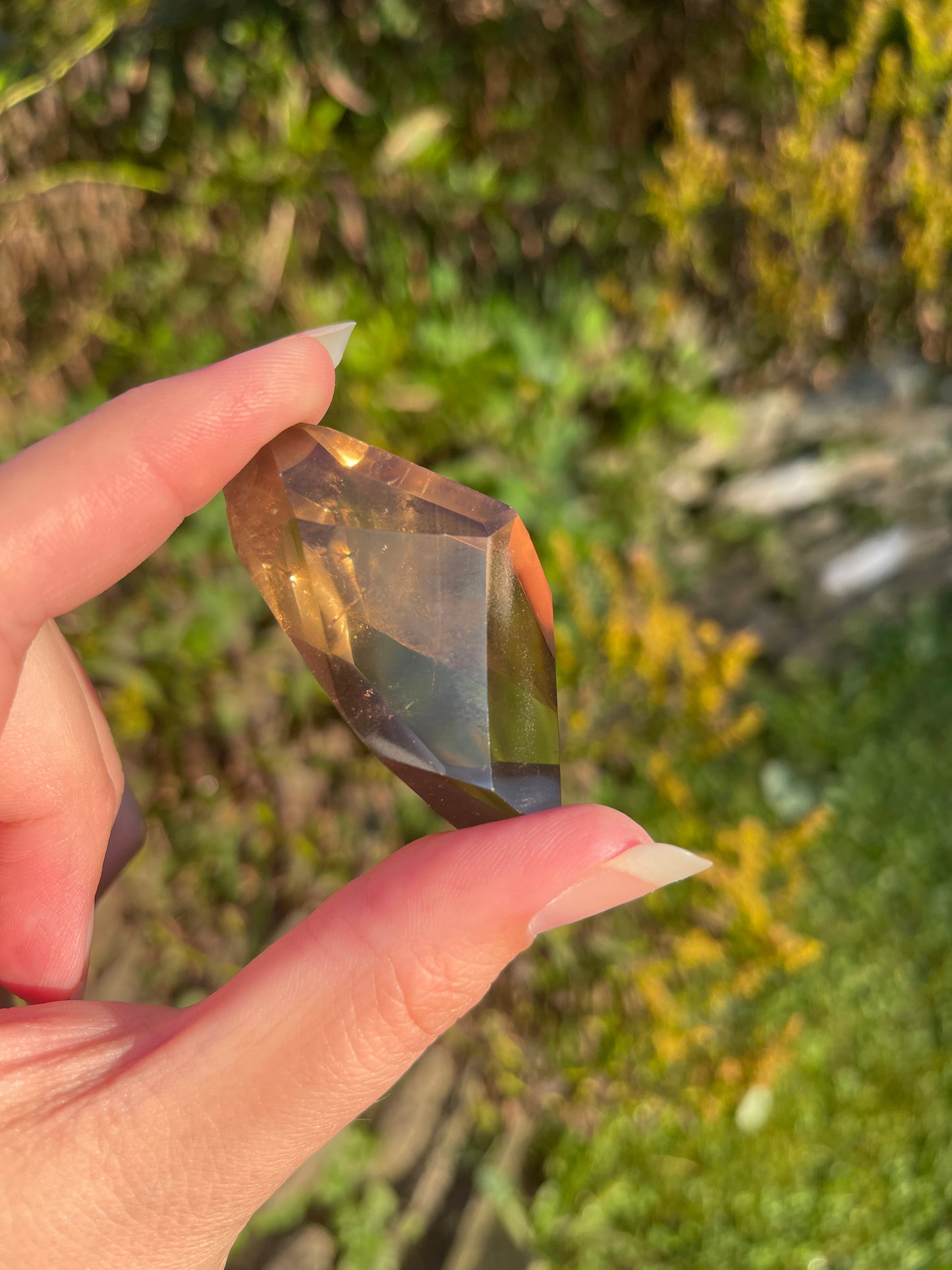 Brazil Smoky Citrine with rainbows for Manifestation, Abundance + Personal Power