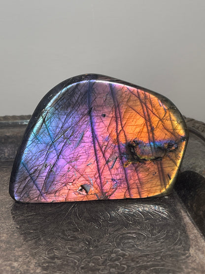 Rainbow Flash Labradorite Freeform