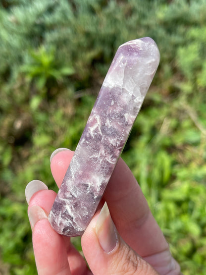 RARE Divine Euphoralite- Lepidolite, Quartz, Feldspar & Blue Tourmaline