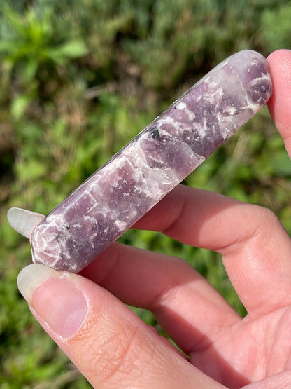 RARE Divine Euphoralite- Lepidolite, Quartz, Feldspar & Blue Tourmaline