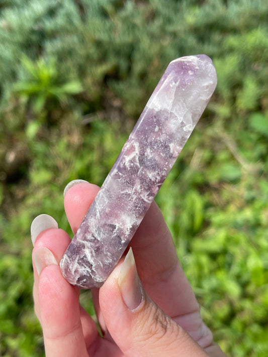 RARE Divine Euphoralite- Lepidolite, Quartz, Feldspar & Blue Tourmaline